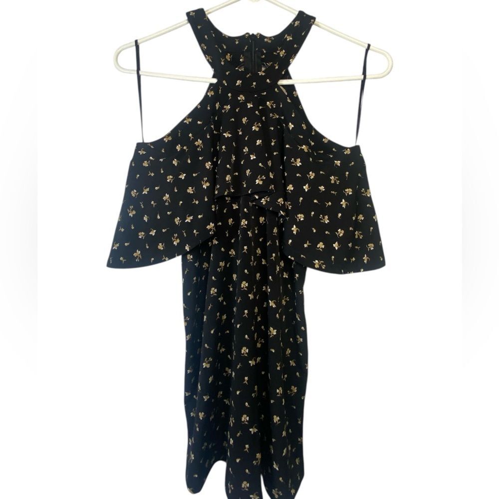Michael Kors Black Floral Blouse